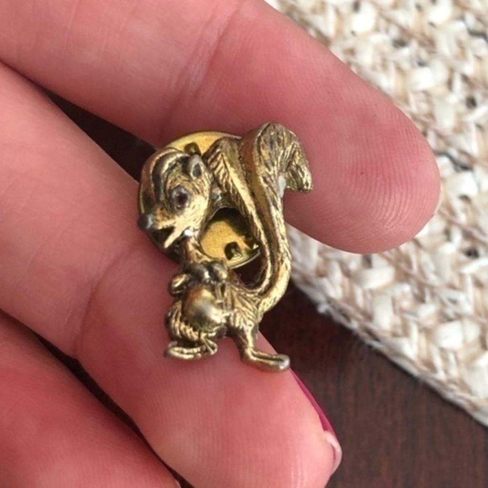 Vintage Squirrel  Pin